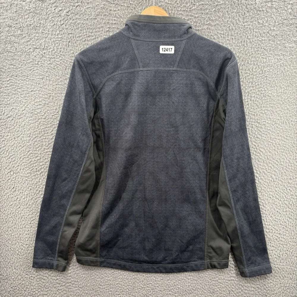 The North Face Pullover Mens Small Navy Gray Quarter Zip Performance NF0A37JV